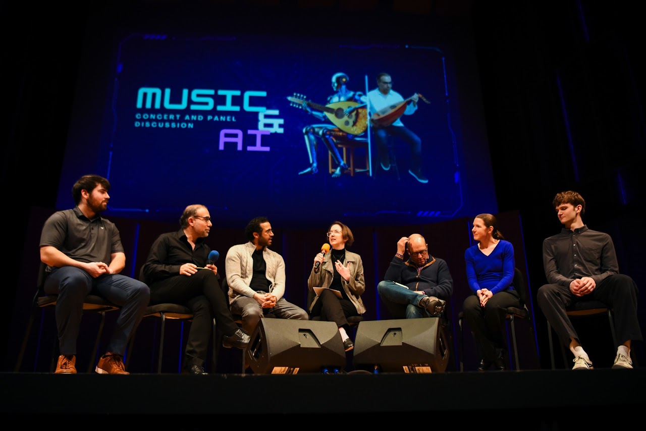 Music and AI panel discussion at Carleton College